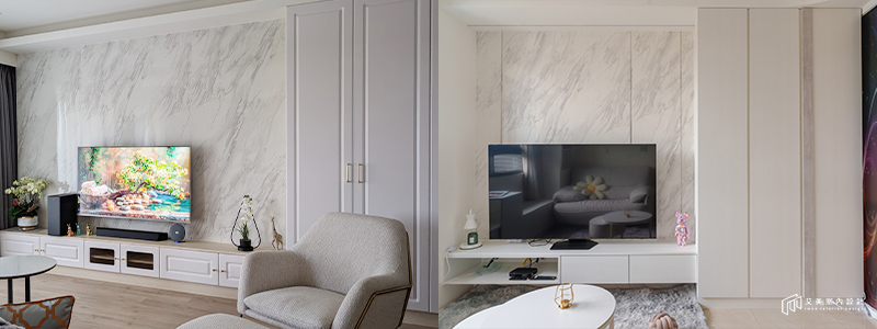 仿大理石電視牆
