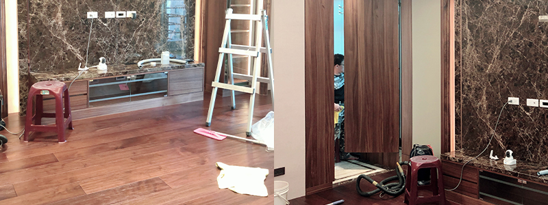 木地板施工