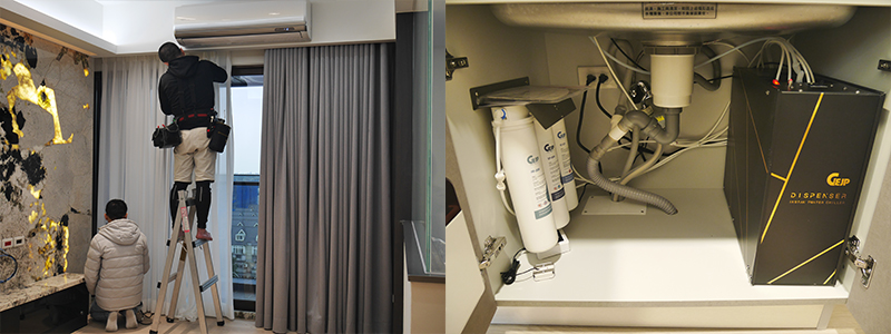 毛胚屋安裝燈具