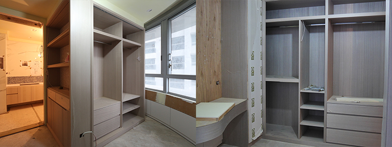 毛胚屋裝潢木作櫃